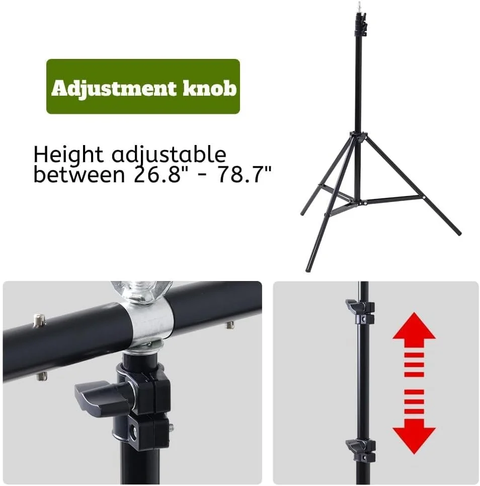 پایه پس زمینه جاپارد برای مهمانی ها، پایه بنر 2 متر در 1.5 متر، کیت پشتیبانی پس زمینه استودیوی عکس قابل حمل T شکل با 4 گیره فنری و کیف حمل برای عکاسی، فیلمبرداری، استودیو پایه پس زمینه جاپارد برای مهمانی ها، پایه بنر 2 متر در 1.5 متر، کیت پشتیبانی پس زمینه استودیوی عکس قابل حمل T شکل با 4 گیره فنری و کیف حمل برای عکاسی، فیلمبرداری، استودیو
