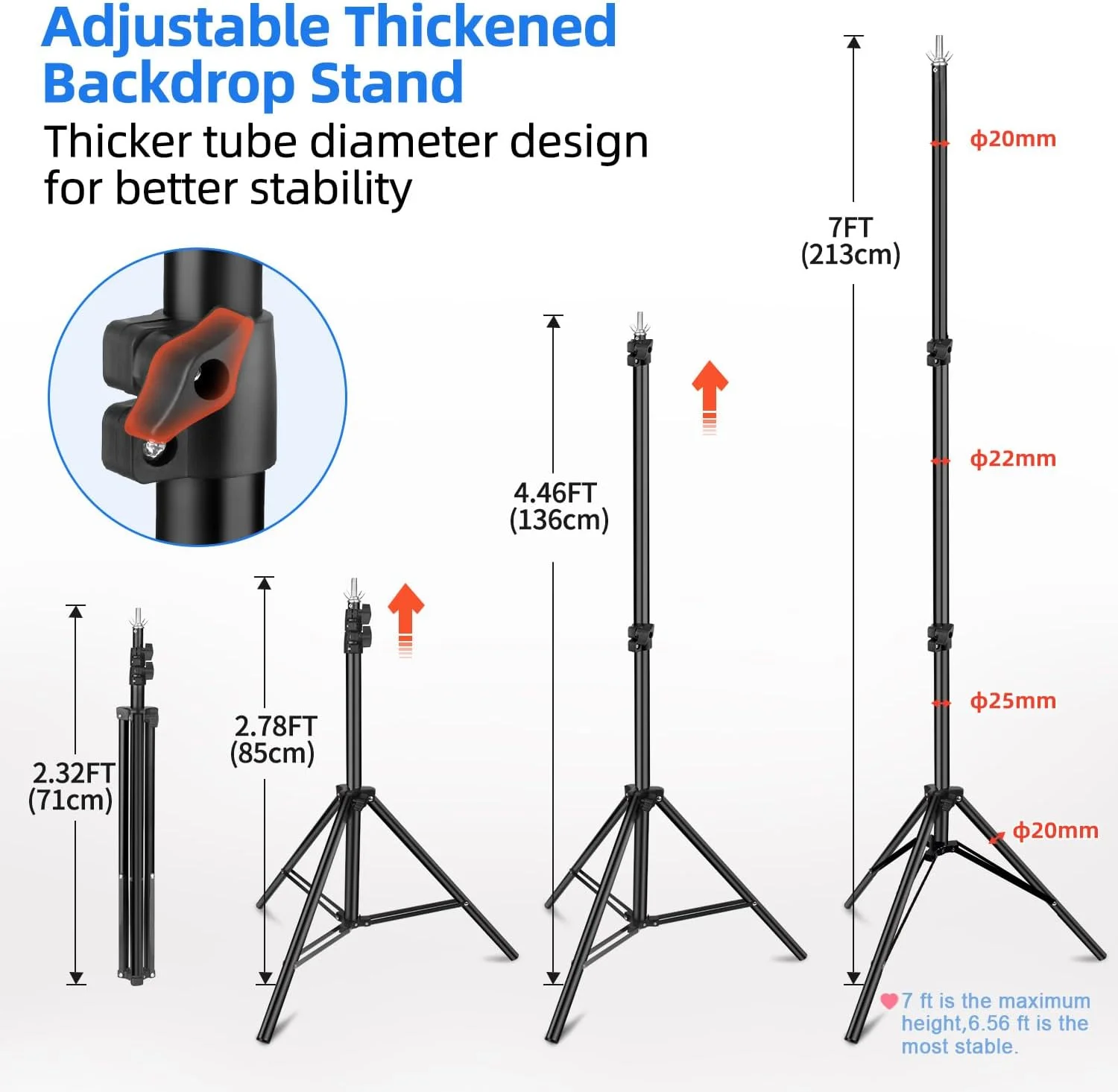 پایه نگهدارنده پس زمینه پرتابل Hemmotop مدل T شکل 1.5x2 متر با 4 گیره و کیف حمل، سیستم پشتیبانی پایه پس زمینه عکس برای استودیو عکس و فیلم پایه نگهدارنده پس زمینه پرتابل Hemmotop مدل T شکل 1.5x2 متر با 4 گیره و کیف حمل، سیستم پشتیبانی پایه پس زمینه عکس برای استودیو عکس و فیلم