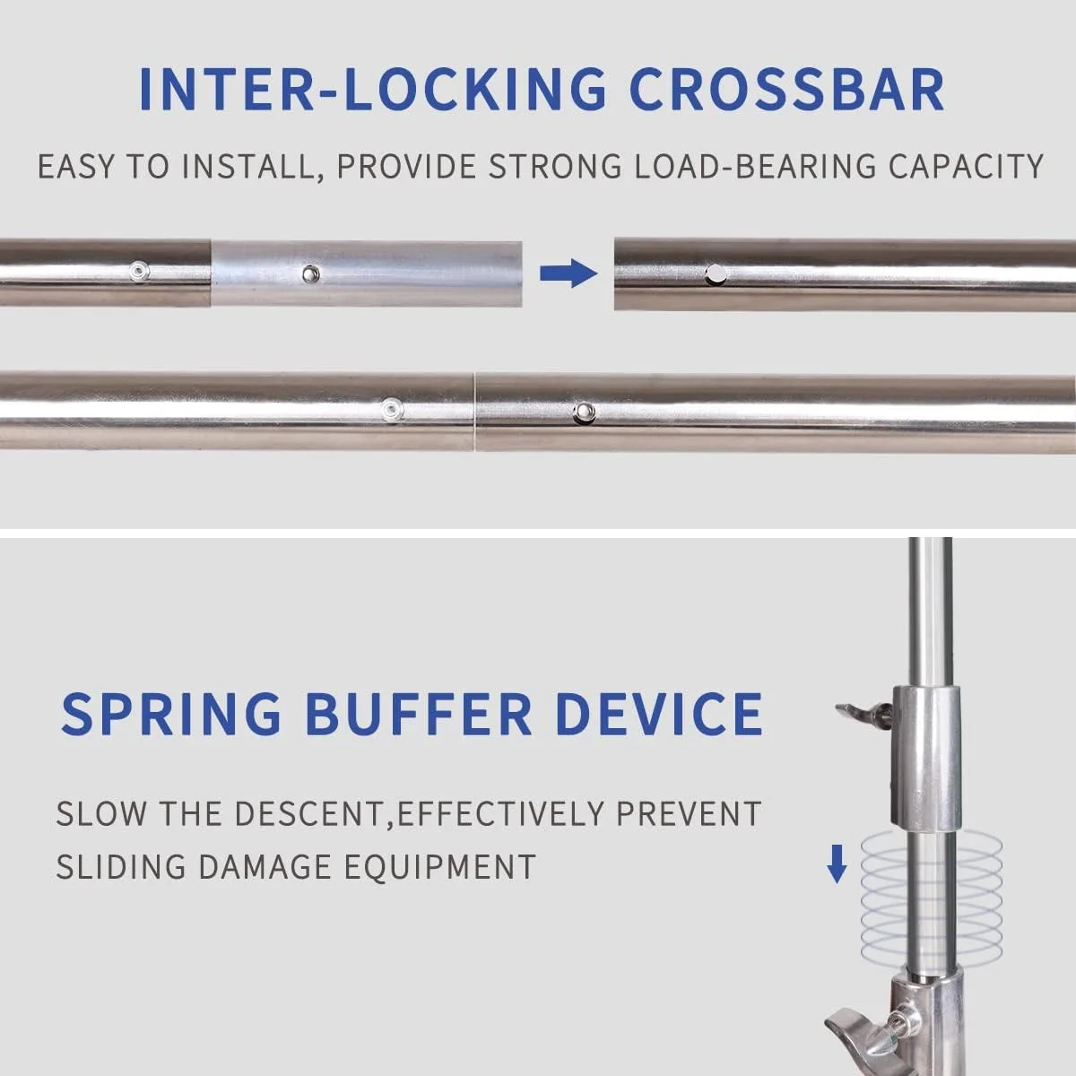 پایه استیل ضد زنگ پس زمینه عکاسی 2.6x3 متری به همراه کیف حمل مناسب برای مهمانی ها، عروسی و استودیو عکاسی پایه استیل ضد زنگ پس زمینه عکاسی 2.6x3 متری به همراه کیف حمل مناسب برای مهمانی ها، عروسی و استودیو عکاسی