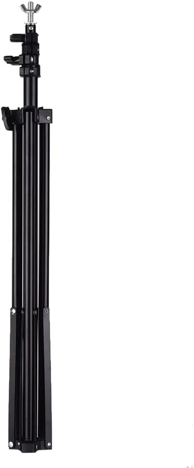 کیت سیستم پشتیبانی پس زمینه استودیویی عکاسی قابل تنظیم آلیاژ آلومینیوم Irovami 200 * 200 سانتی متر / 78 * 78 اینچ، کیت میله ویدیویی عکس سنگین با کیف حمل و 6 عدد گیره برای استودیوی خانگی