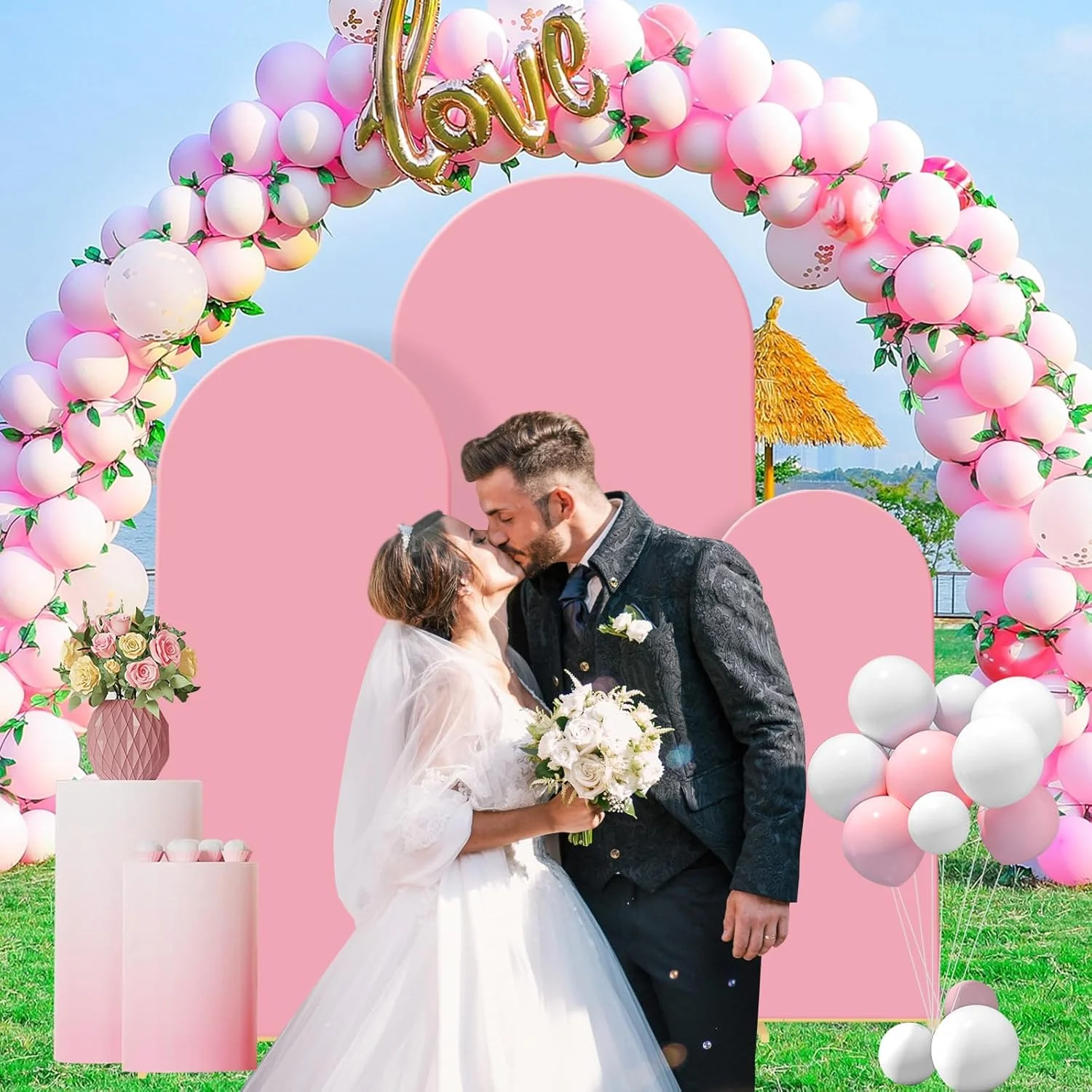 مجموعه پایه طاق پس زمینه برای عروسی، مجموعه 3 عددی پایه طاق فلزی با روکش طاق، پایه طاق بادکنک برای عروسی، جشن تولد، جشن نوزادی، سالگرد، دکوراسیون جشن فارغ التحصیلی. مجموعه پایه طاق پس زمینه برای عروسی، مجموعه 3 عددی پایه طاق فلزی با روکش طاق، پایه طاق بادکنک برای عروسی، جشن تولد، جشن نوزادی، سالگرد، دکوراسیون جشن فارغ التحصیلی.