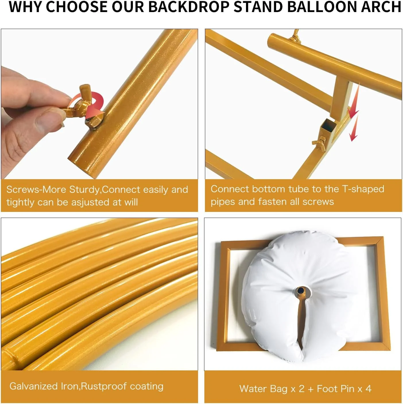 فریم طاق فلزی قلبی شکل 2 متری، پایه پس زمینه طاق منحنی، پایه پس زمینه قلبی شکل برای تزئینات جشن عروسی گیاهان رونده باغ در فضای باز/داخلی