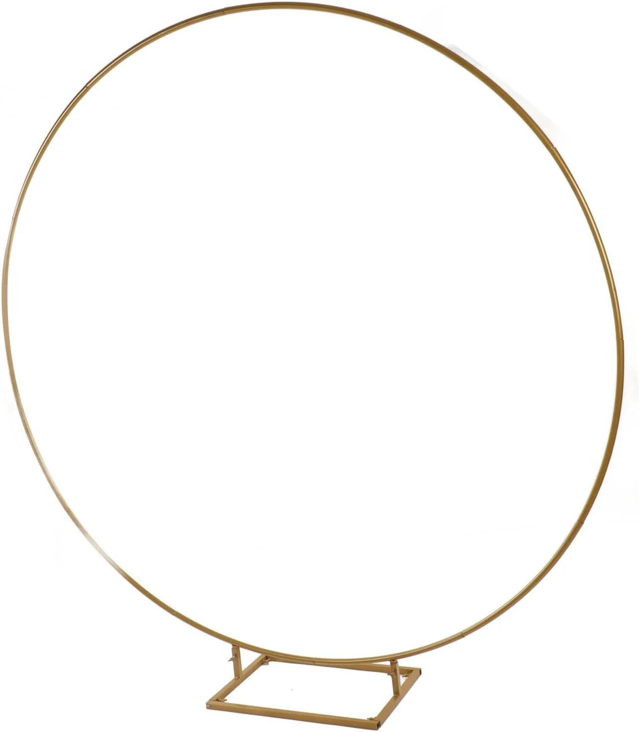 پایه پس زمینه گرد 2.4 متری، قاب طاق بادکنک دایره ای پایدار، طاق بزرگ عروسی، پایه دایره ای فلزی برای تزئین مراسم سالگرد جشن تولد عروسی