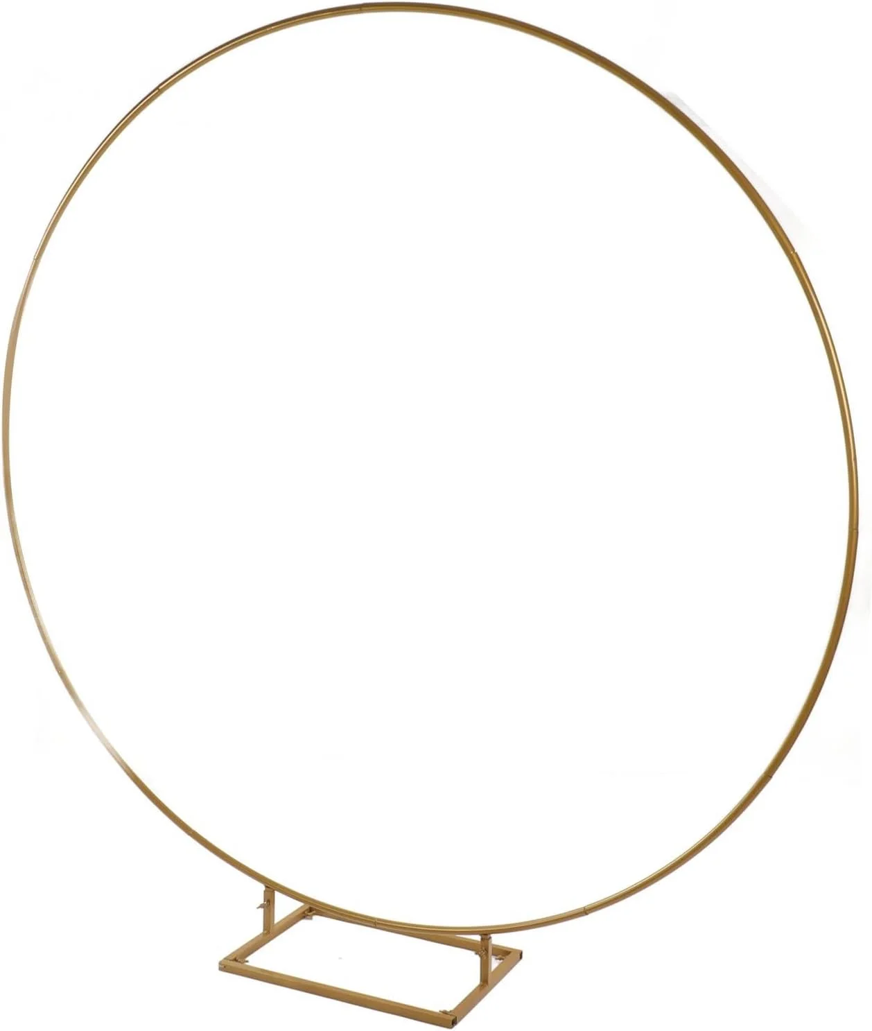 پایه پس زمینه گرد 2.4 متری، قاب طاق بادکنک دایره ای پایدار، طاق بزرگ عروسی، پایه دایره ای فلزی برای تزئین مراسم سالگرد جشن تولد عروسی