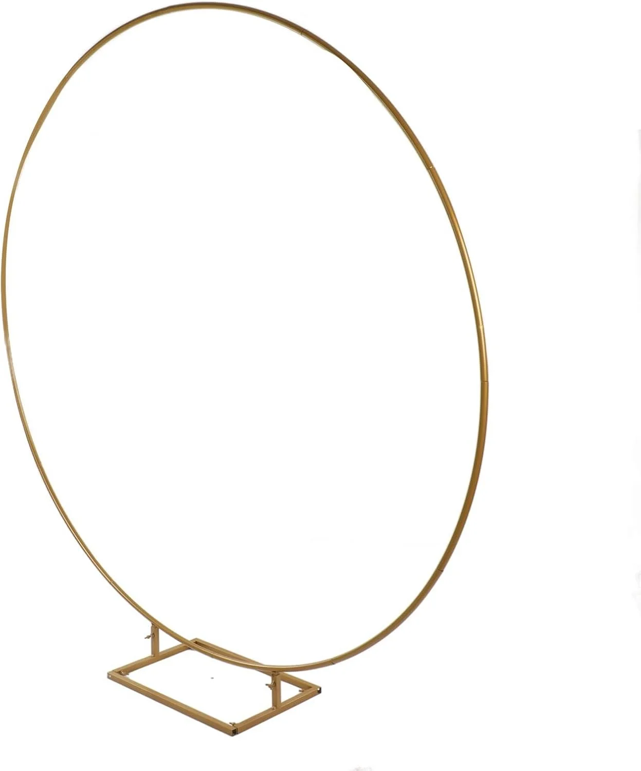 پایه پس زمینه گرد 2.4 متری، قاب طاق بادکنک دایره ای پایدار، طاق بزرگ عروسی، پایه دایره ای فلزی برای تزئین مراسم سالگرد جشن تولد عروسی