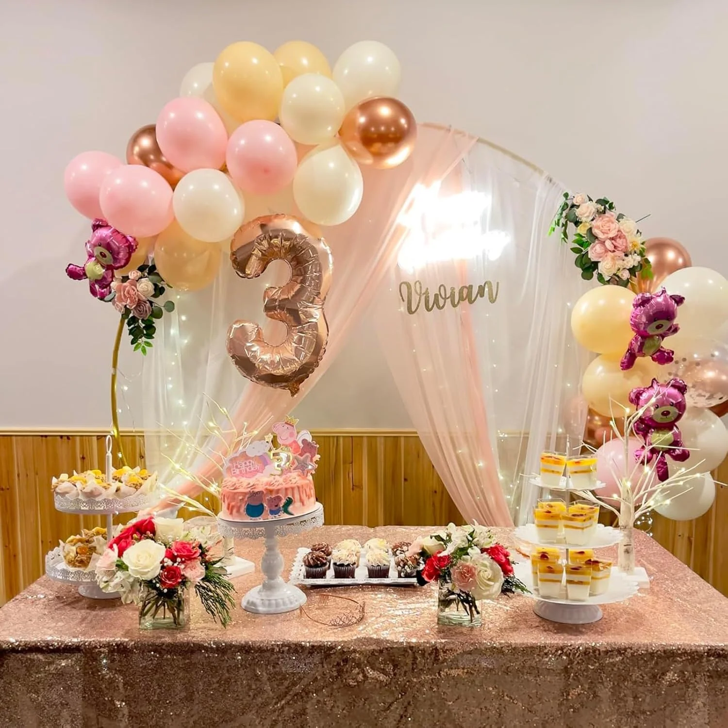 استند طاق دایره ای برای مراسم عروسی، پایه فلزی گرد، مناسب برای تزئینات باغ، طاق طلایی بسیار بزرگ (1.2 متر)