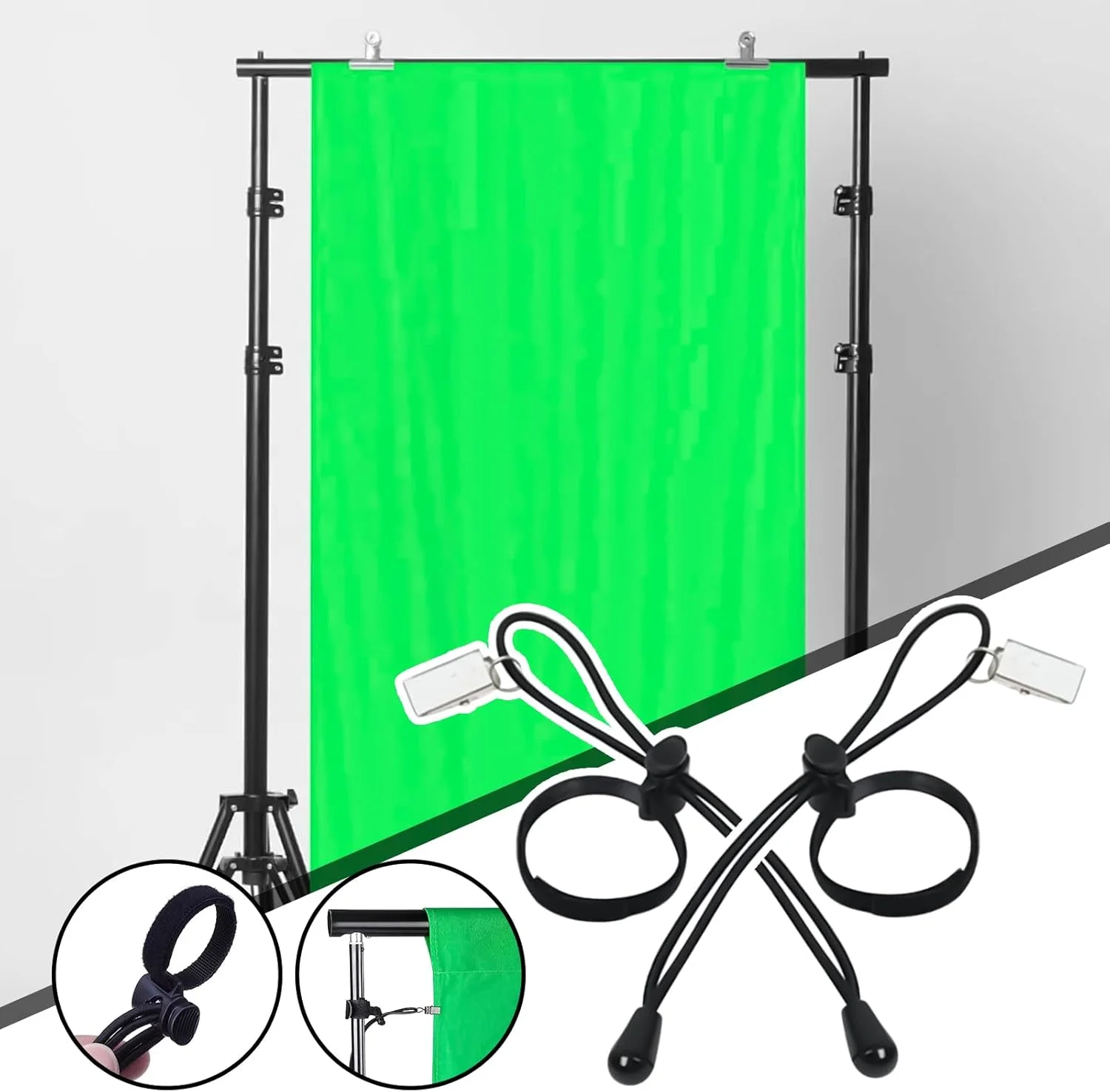 گیره های پس زمینه - گیره های نگهدارنده پایه پس زمینه - ابزار مناسب برای شلوارهای پا گشاد، سفت کننده رومیزی برای رفت و آمد، قرار ملاقات، ساحل، مسافرت