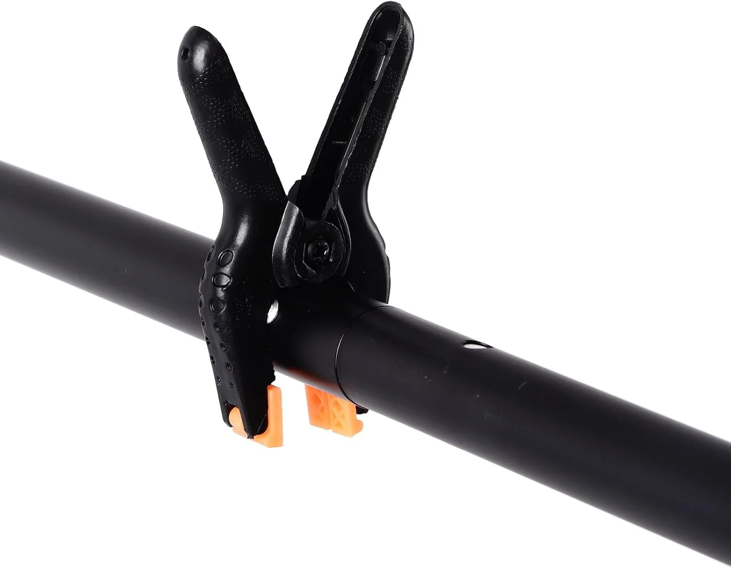 پایه پس زمینه T شکل، کیت پایه پس زمینه قابل حمل 2 متری با 2 گیره، کیف نگهداری، پایه پس زمینه عکس قابل تنظیم برای استودیوی عکس