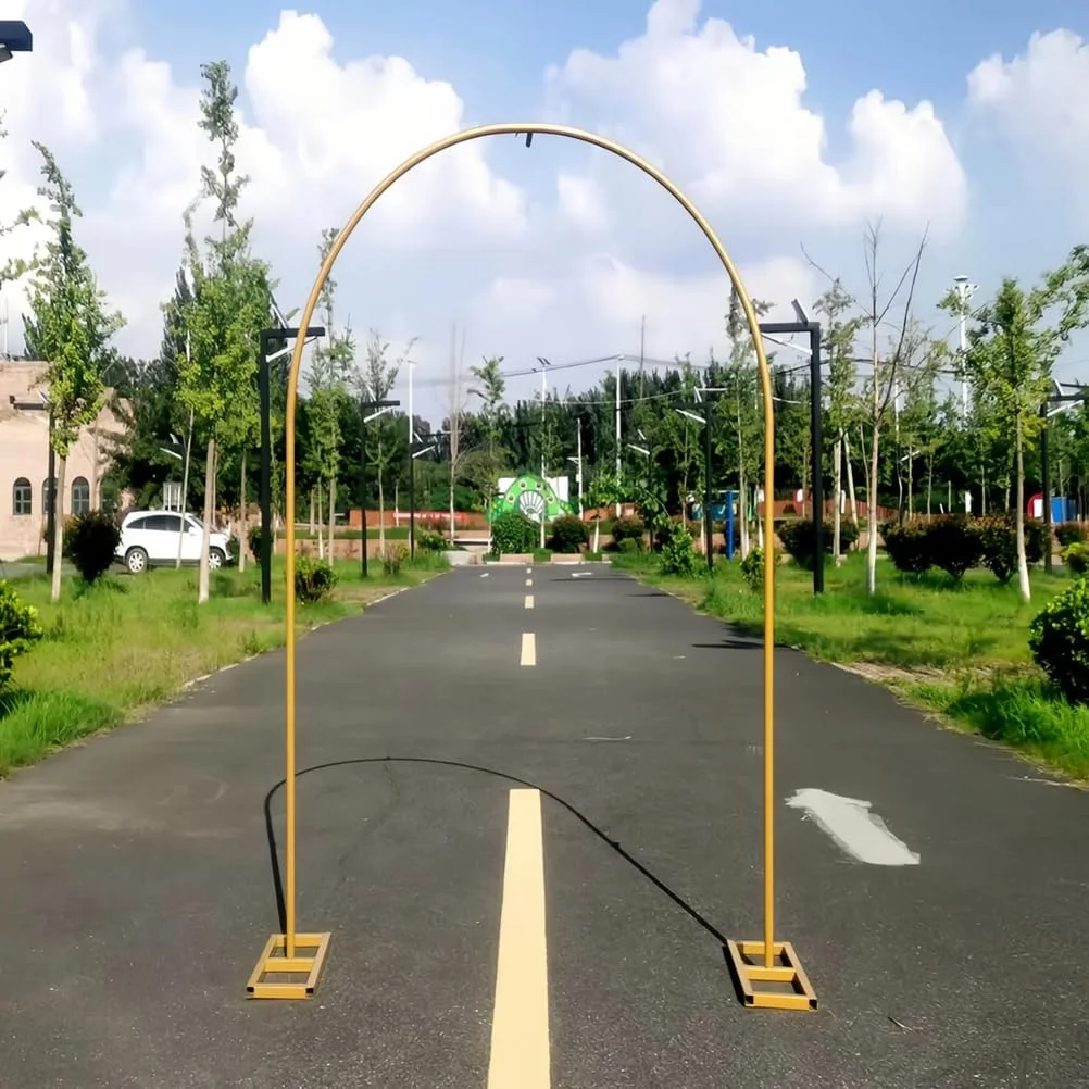 استند پس زمینه عکس، استند پس زمینه طاق عروسی، طاق بادکنک دایره ای فلزی عروسی، برای عروسی، غرفه عکس، گل آرایی باغ، تزئینات طاق بادکنک، سفید، 2×1.5 متر