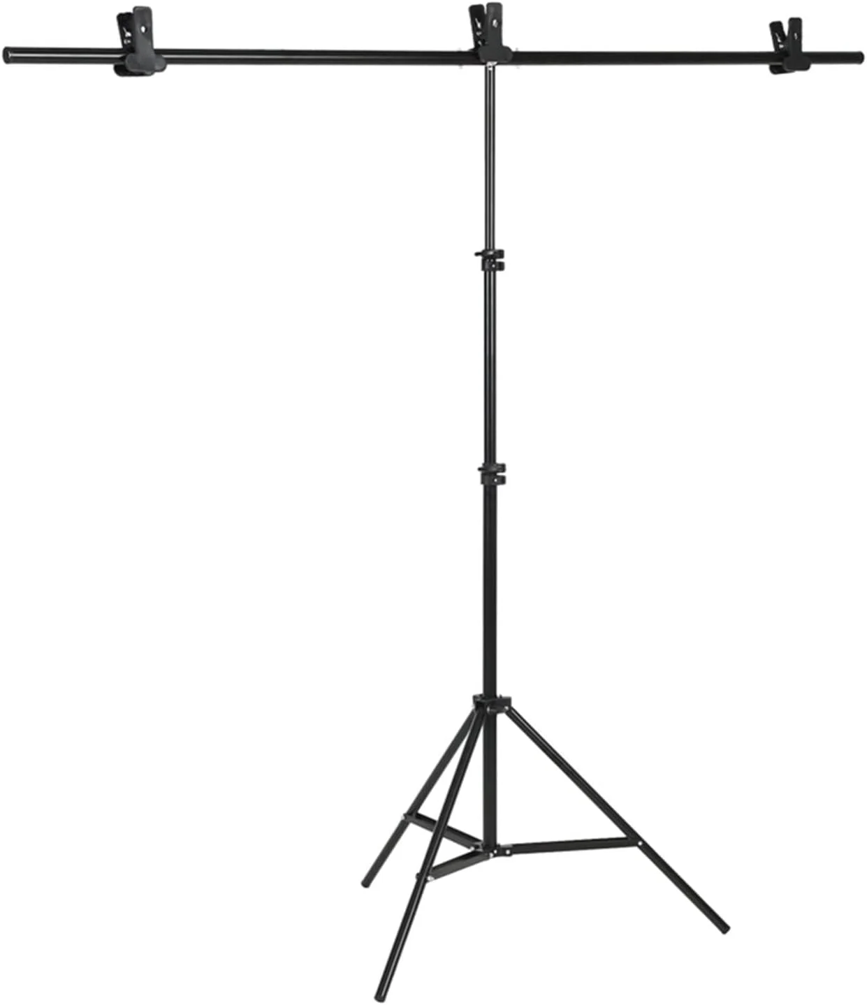 پایه نگهدارنده پس زمینه عکاسی PVC بزرگ فلزی با 3 گیره حداکثر 152 سانتی متر در 200 سانتی متر