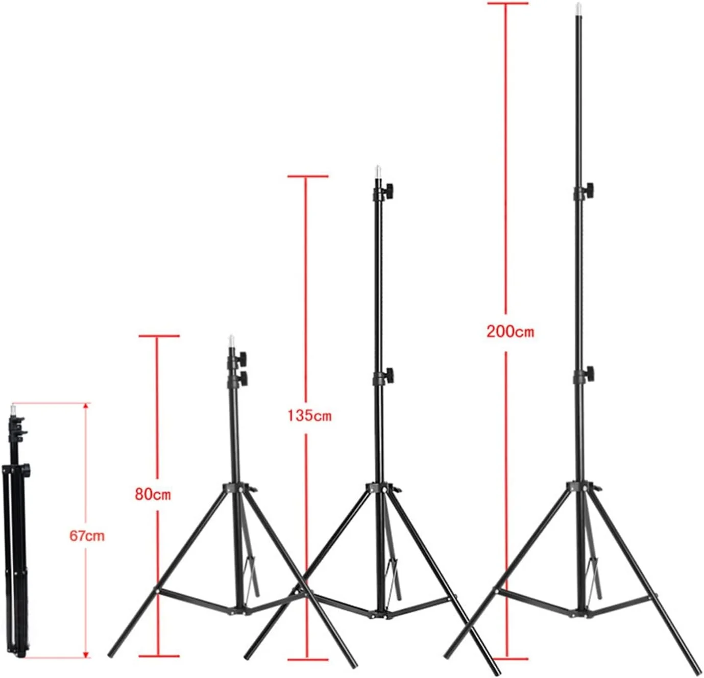 پایه نگهدارنده پس زمینه عکاسی 2 * 3 متر / 6.6 * 9.8 فوت، کیت استودیویی قابل تنظیم با میله افقی و دو گیره پایه نگهدارنده پس زمینه عکاسی 2 * 3 متر / 6.6 * 9.8 فوت، کیت استودیویی قابل تنظیم با میله افقی و دو گیره