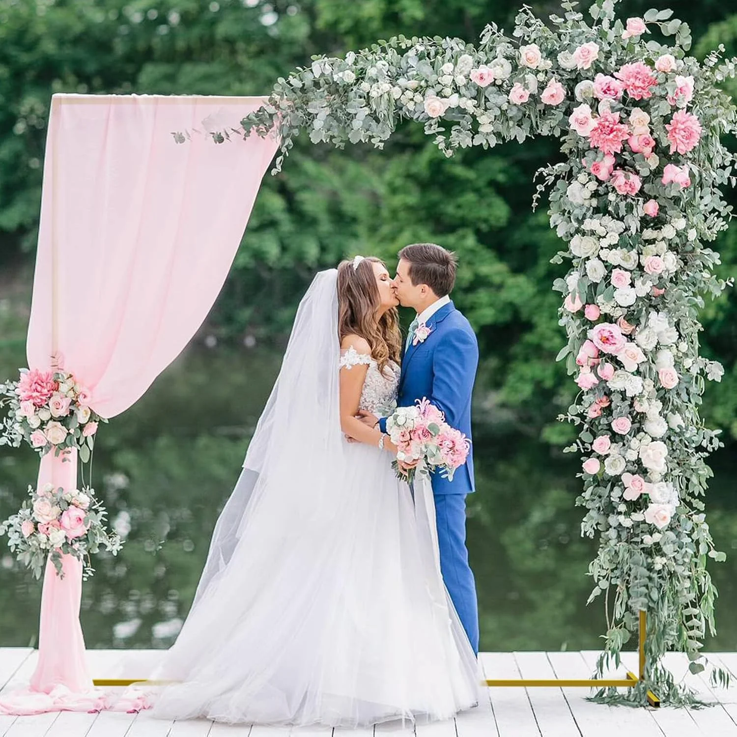 پایه طاق بادکنک برای مراسم عروسی، طاق فلزی باغ برای جشن تولد، میز آبنبات، سالگرد، استند پسزمینه عکس قابل حمل پایه طاق بادکنک برای مراسم عروسی، طاق فلزی باغ برای جشن تولد، میز آبنبات، سالگرد، استند پسزمینه عکس قابل حمل