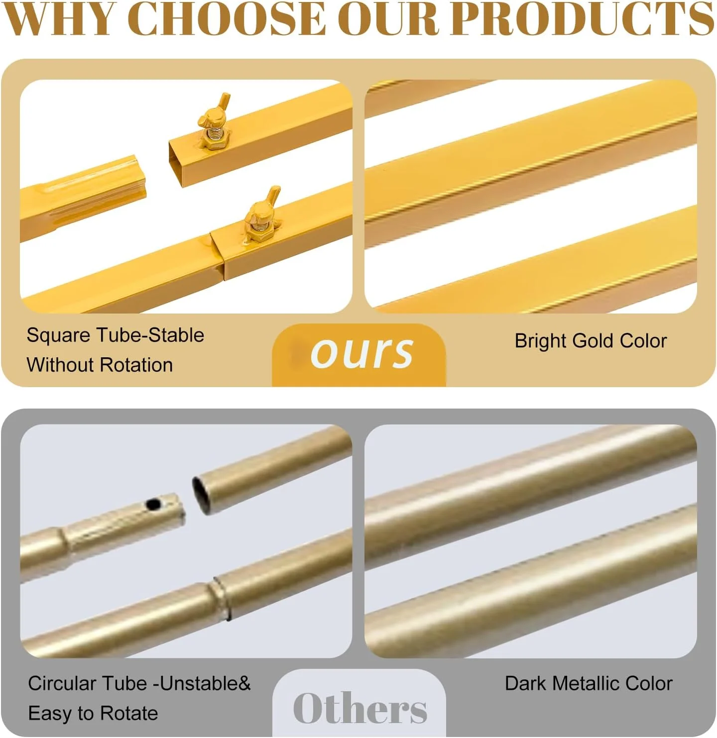 استند پس زمینه طاق طلایی برای عروسی، 2 متر در 2 متر، استند مربعی شکل برای مراسم، جشن تولد، جشن نامزدی، جشن نوزاد، دکوراسیون سالگرد، آربور، دکوراسیون بادکنک