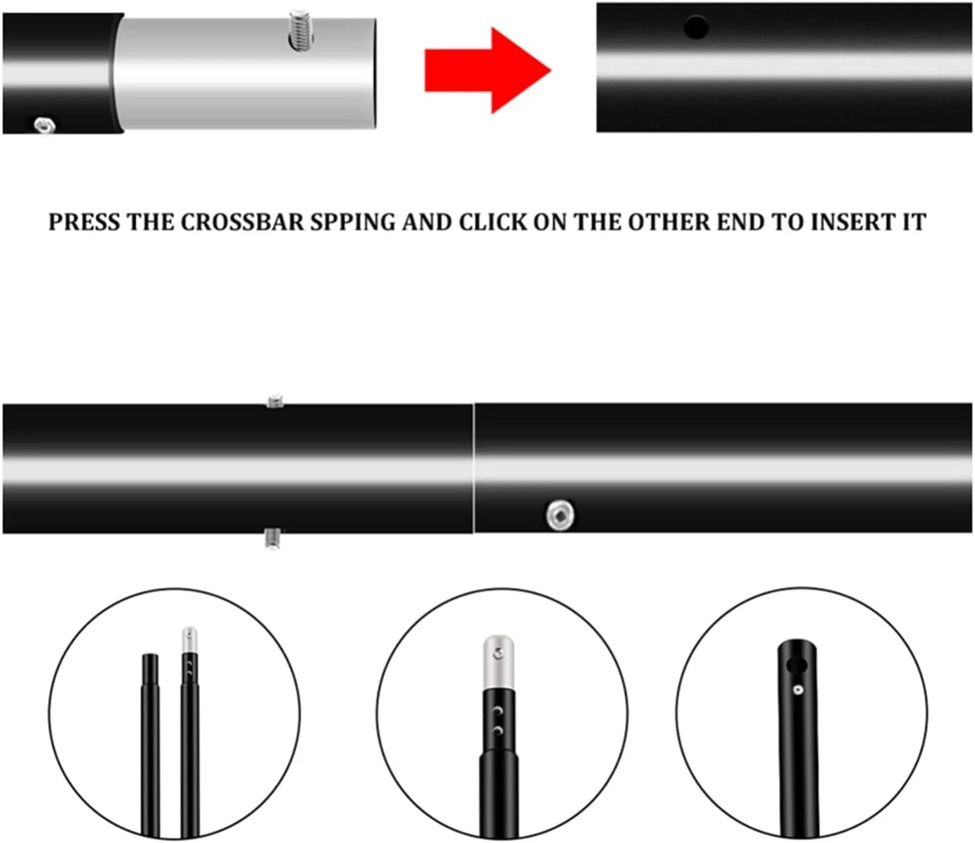 پایه های پس زمینه 2.6 * 3 متر آلومینیومی، پایه نگهدارنده پس زمینه عکس، مناسب برای پس زمینه های عکاسی استودیویی (2x3 متر)