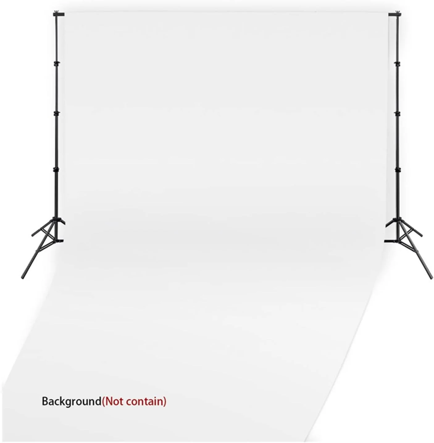 پایه های پس زمینه استودیو عکس 2.6 * 3 متری، سه پایه تاشو عکاسی با کیف برای عکاسی