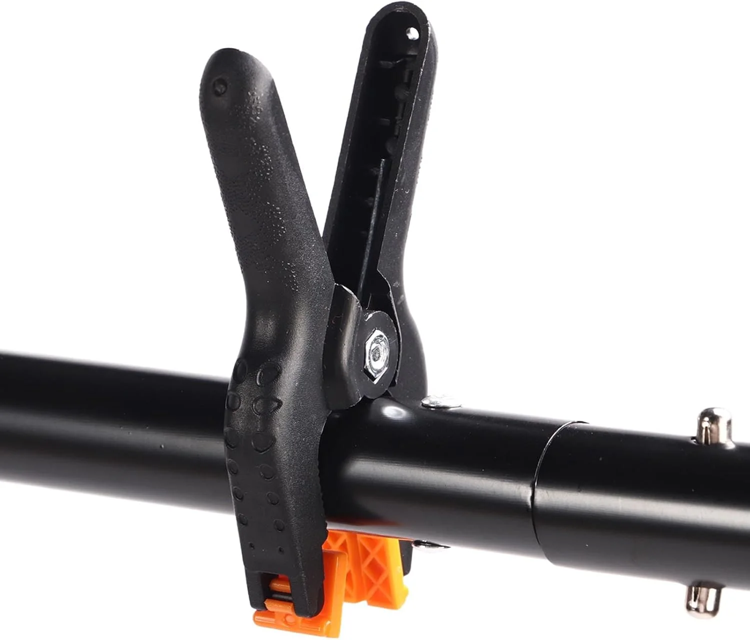 کیت پایه نگهدارنده پس زمینه عکس، آلیاژ آلومینیوم، سیستم پشتیبانی پس زمینه قابل تنظیم با گیره های فنری برای عکاسی استودیویی پرتره