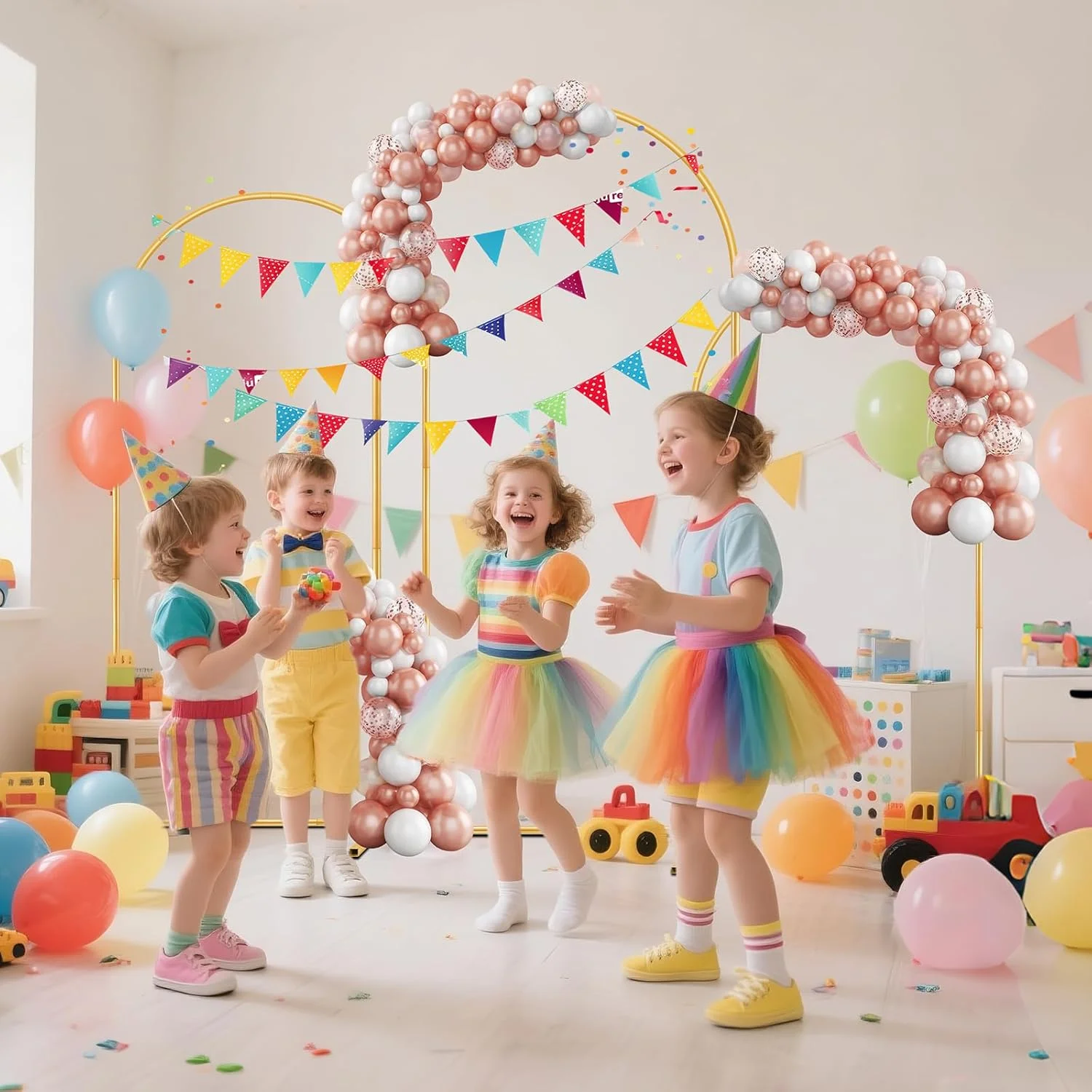 مجموعه پایه طاق فلزی پس زمینه، 3 عدد (1.8 متر، 1.5 متر، 1.2 متر) پایه طاق مهمانی برای عروسی، تولد، جشن نوزاد، جشن عروس، قاب طاق بادکنک برای دکور باغ، طاق های گل طلایی مجموعه پایه طاق فلزی پس زمینه، 3 عدد (1.8 متر، 1.5 متر، 1.2 متر) پایه طاق مهمانی برای عروسی، تولد، جشن نوزاد، جشن عروس، قاب طاق بادکنک برای دکور باغ، طاق های گل طلایی