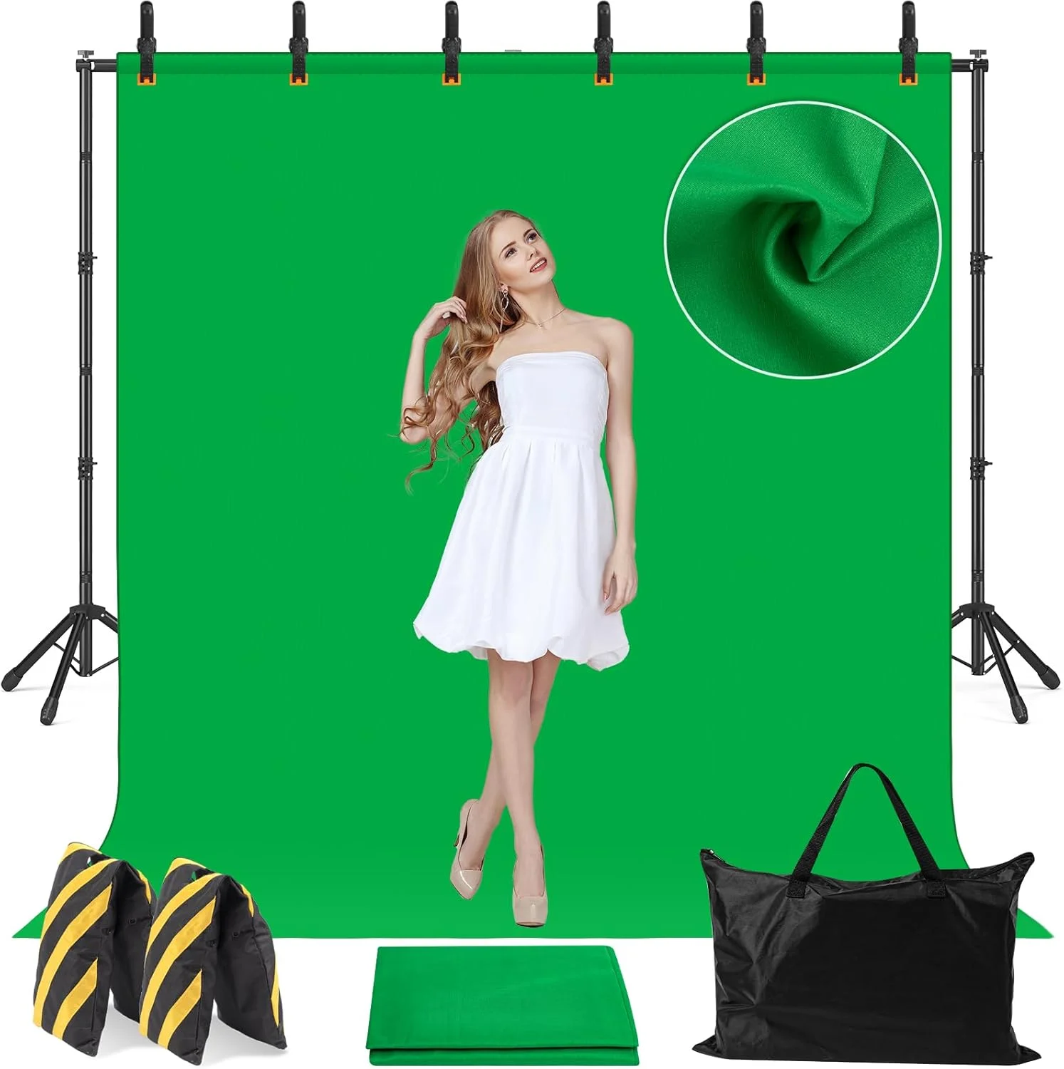 پایه نگهدارنده پس زمینه 3x2.3 متر به همراه پس زمینه