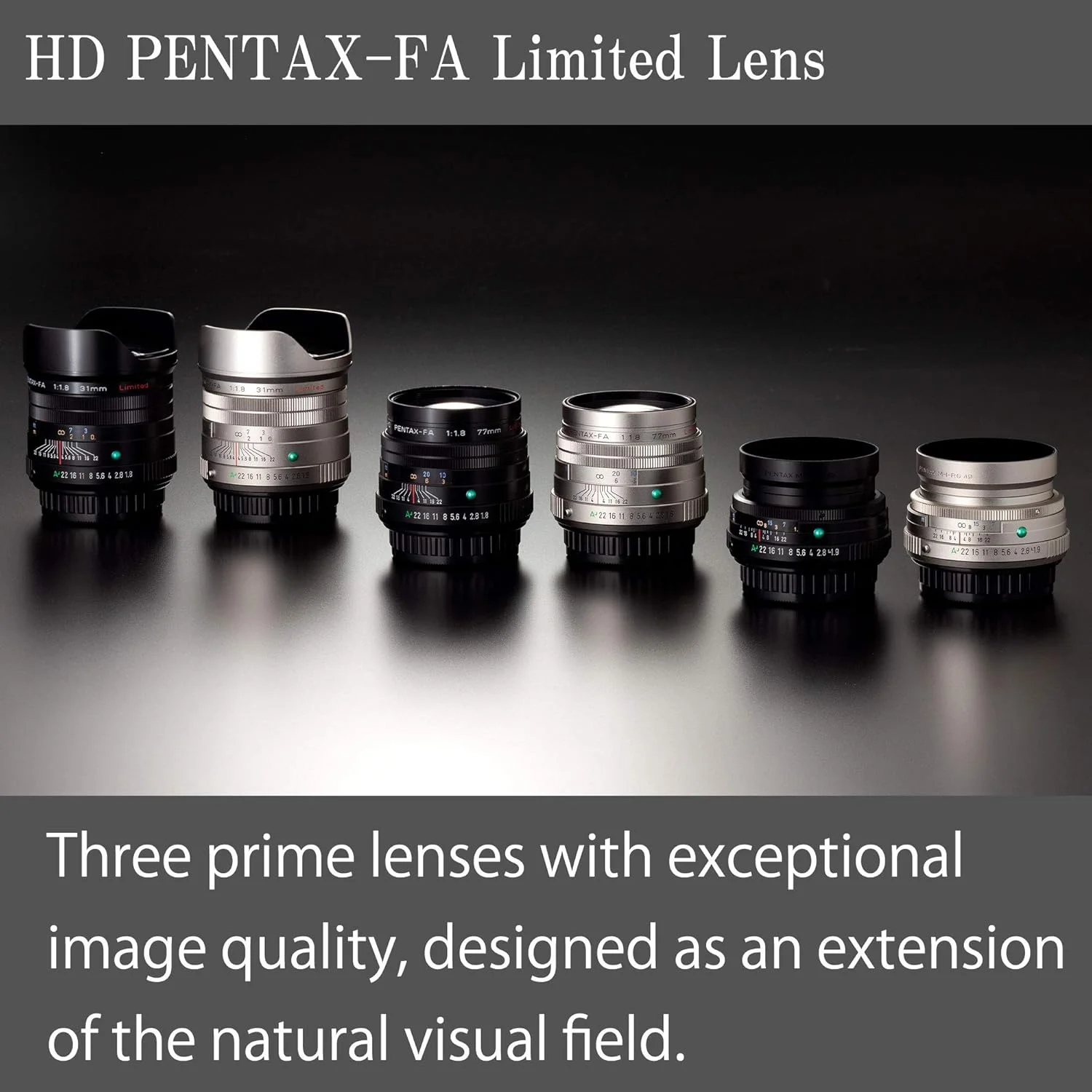 لنز تله فوتو پرایم متوسط HD PENTAX-FA 77mmF1.8 Limited مشکی، پوشش HD با عملکرد بالا، پوشش SP، دیافراگم گرد، بدنه آلومینیومی ماشین کاری شده لنز تله فوتو پرایم متوسط HD PENTAX-FA 77mmF1.8 Limited مشکی، پوشش HD با عملکرد بالا، پوشش SP، دیافراگم گرد، بدنه آلومینیومی ماشین کاری شده