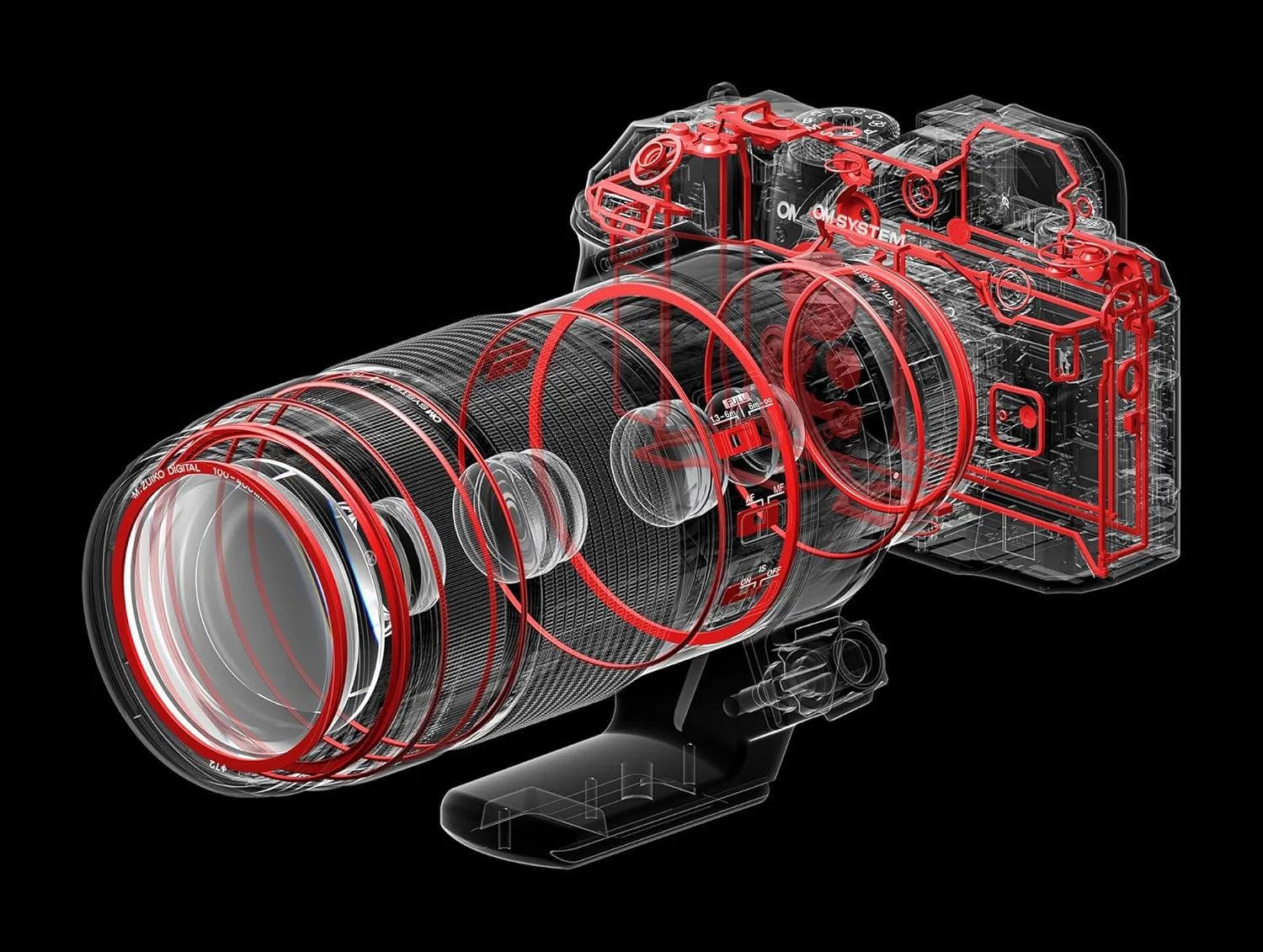 لنز تله فوتو OM SYSTEM M.Zuiko Digital ED 100-400 mm F5.0-6.3 is II برای دوربین های سیستم میکرو چهار سوم (OM System، Olympus OM-D و Pen، Panasonic G-Series)، مقاوم در برابر گرد و غبار و پاشش آب، مشکی لنز تله فوتو OM SYSTEM M.Zuiko Digital ED 100-400 mm F5.0-6.3 is II برای دوربین های سیستم میکرو چهار سوم (OM System، Olympus OM-D و Pen، Panasonic G-Series)، مقاوم در برابر گرد و غبار و پاشش آب، مشکی