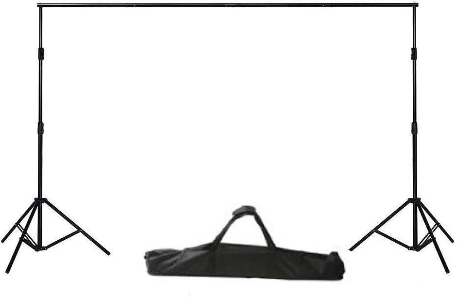 پایه نگهدارنده پس زمینه عکاسی و فیلمبرداری سنگین با کیف حمل برای پرده کروماکی یا پارچه ای مدل H30
