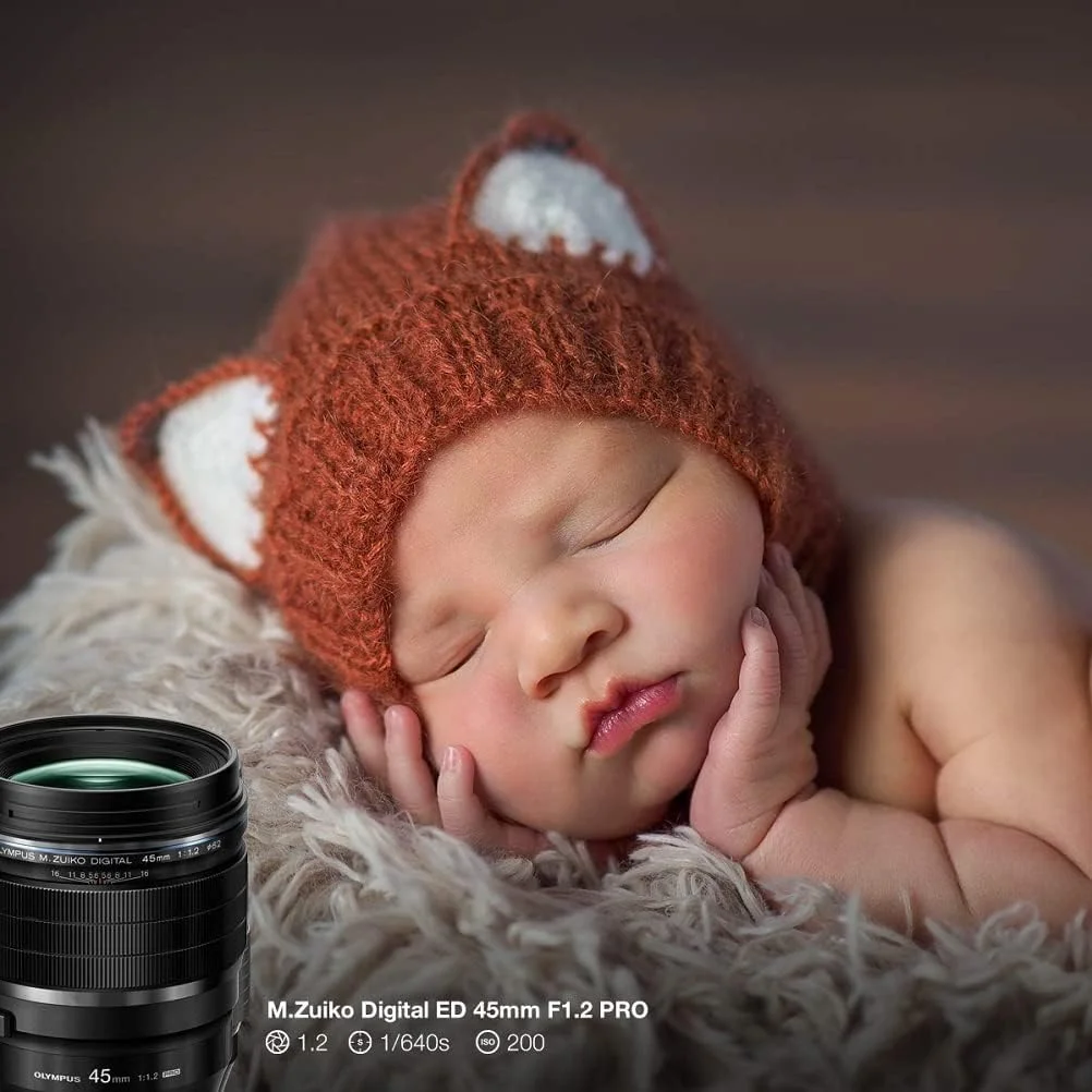 لنز Olympus M.Zuiko Digital ED 45 mm F1.2 PRO، فاصله کانونی ثابت سریع، مناسب برای تمام دوربین های MFT (مدل های Olympus OM-D & PEN، سری Panasonic G)، مشکی لنز Olympus M.Zuiko Digital ED 45 mm F1.2 PRO، فاصله کانونی ثابت سریع، مناسب برای تمام دوربین های MFT (مدل های Olympus OM-D & PEN، سری Panasonic G)، مشکی