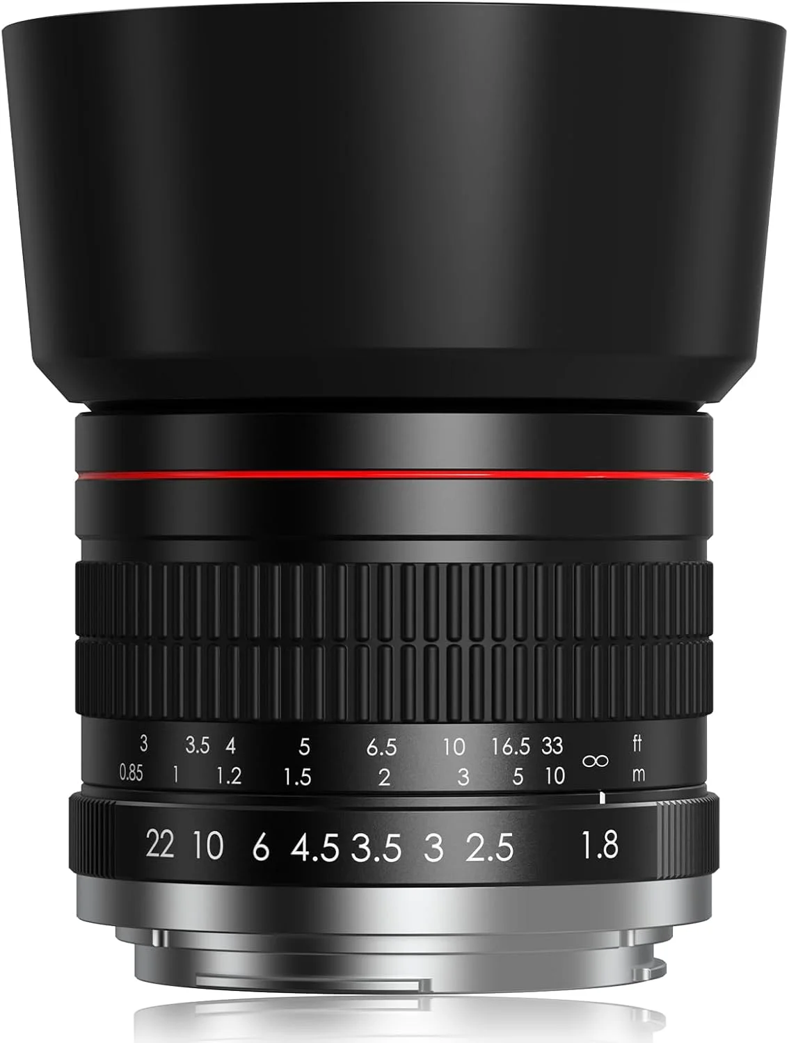 لنز پرتره 85mm F1.8 لایت‌دو - لنز تله‌فوتو متوسط با فوکوس دستی برای دوربین‌های SLR سونی آلفا A9 A7R A7S A7 A6500 A6400 A6300 A6000 A5100 A5000 NEX-7 NEX-6 NEX-5T NEX-5R
