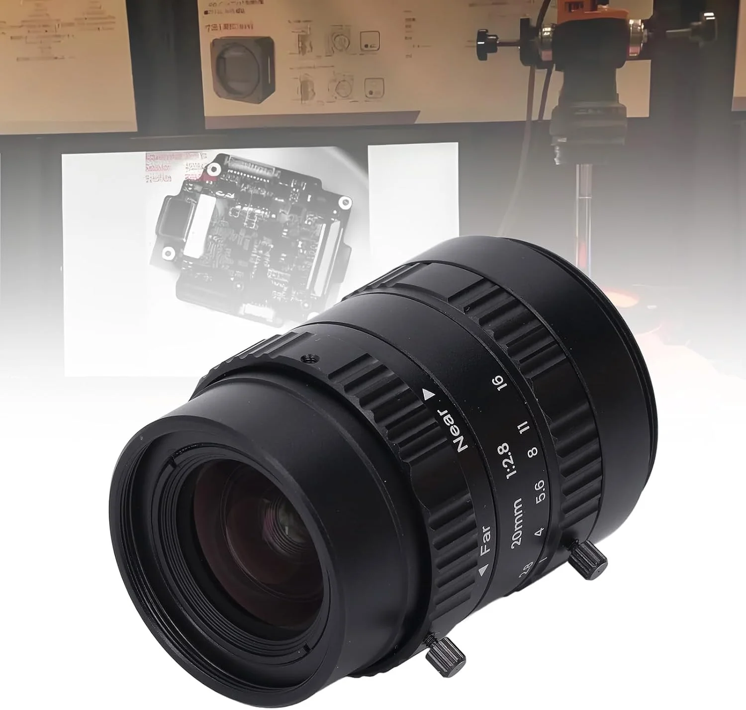 لنز 20mm F2.8 با مانت M42، لنز دوربین صنعتی با فوکوس دستی و دیافراگم، کیفیت تصویر بالا برای بازرسی الکترونیکی، پوشش لنز برای تصاویر واضح، نصب آسان لنز 20mm F2.8 با مانت M42، لنز دوربین صنعتی با فوکوس دستی و دیافراگم، کیفیت تصویر بالا برای بازرسی الکترونیکی، پوشش لنز برای تصاویر واضح، نصب آسان