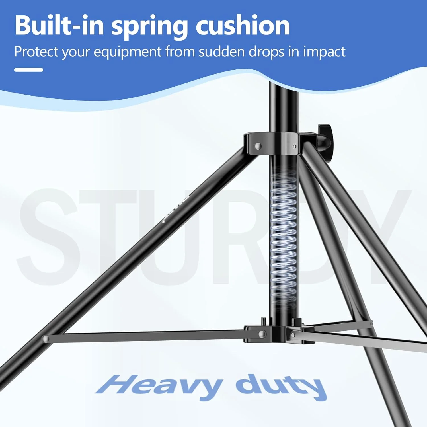 پایه نگهدارنده پس زمینه چند منظوره EMART 3 در 1، 2.6 متر در 3 متر، کیت سیستم پشتیبانی پس زمینه پارچه ای عکاسی قابل تنظیم سنگین برای استودیوی عکس و فیلم - پایه نگهدارنده پس زمینه سه میله ای