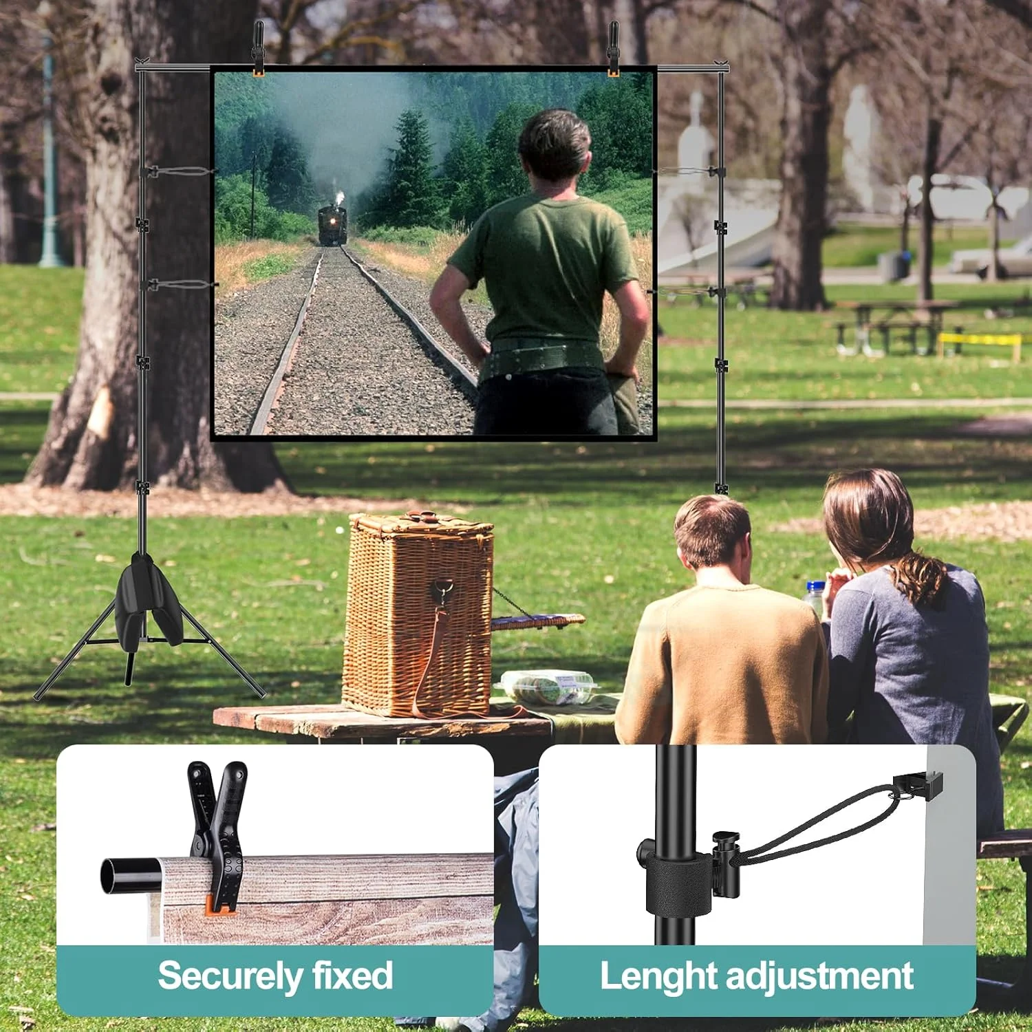 پایه نگهدارنده پس زمینه عکاسی ایمارت 2.6x3 متری، سیستم پشتیبانی قابل تنظیم برای استودیو ویدئویی، تزئینات مهمانی، قاب نگهدارنده پس زمینه