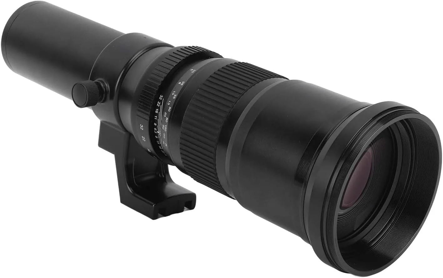 لنز تله فوتو Haofy، لنز تله فوتو 500 میلیمتری F6.3 از آلیاژ و شیشه اپتیکال با ساختار فلزی برای مسافرت (مشکی) لنز تله فوتو Haofy، لنز تله فوتو 500 میلیمتری F6.3 از آلیاژ و شیشه اپتیکال با ساختار فلزی برای مسافرت (مشکی)