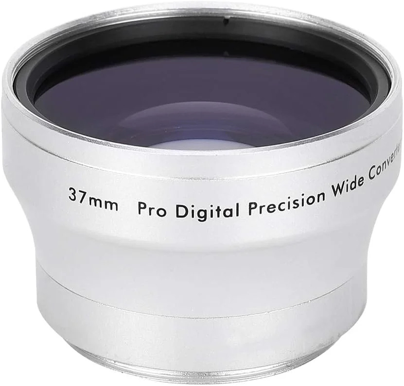 لنز زاویه باز آلومینیومی 0.45X GOWENIC، لنز تله فوتو مبدل جهانی با کیف برای تمام لنزهای دوربین با قطر دهانه 37 میلی متر