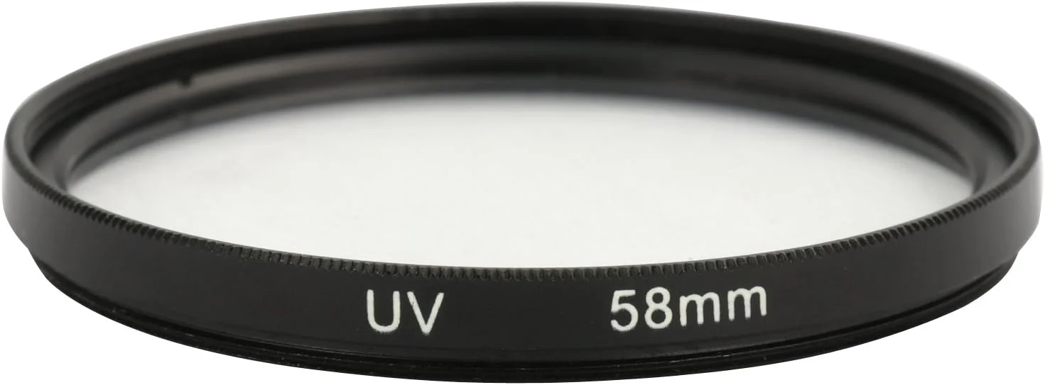 فیلتر UV دوگانه 58 میلیمتری DIGIFLEX برای لنزهای کانن 18-55mm EOS 500D 1000D XS, T1i, XTi, XSi, XT, T2i, T3,T3i یا هر لنز دیگری با رزوه جلویی 58 میلیمتری برای کانن، نیکون، سیگما، توکینا و غیره فیلتر UV دوگانه 58 میلیمتری DIGIFLEX برای لنزهای کانن 18-55mm EOS 500D 1000D XS, T1i, XTi, XSi, XT, T2i, T3,T3i یا هر لنز دیگری با رزوه جلویی 58 میلیمتری برای کانن، نیکون، سیگما، توکینا و غیره