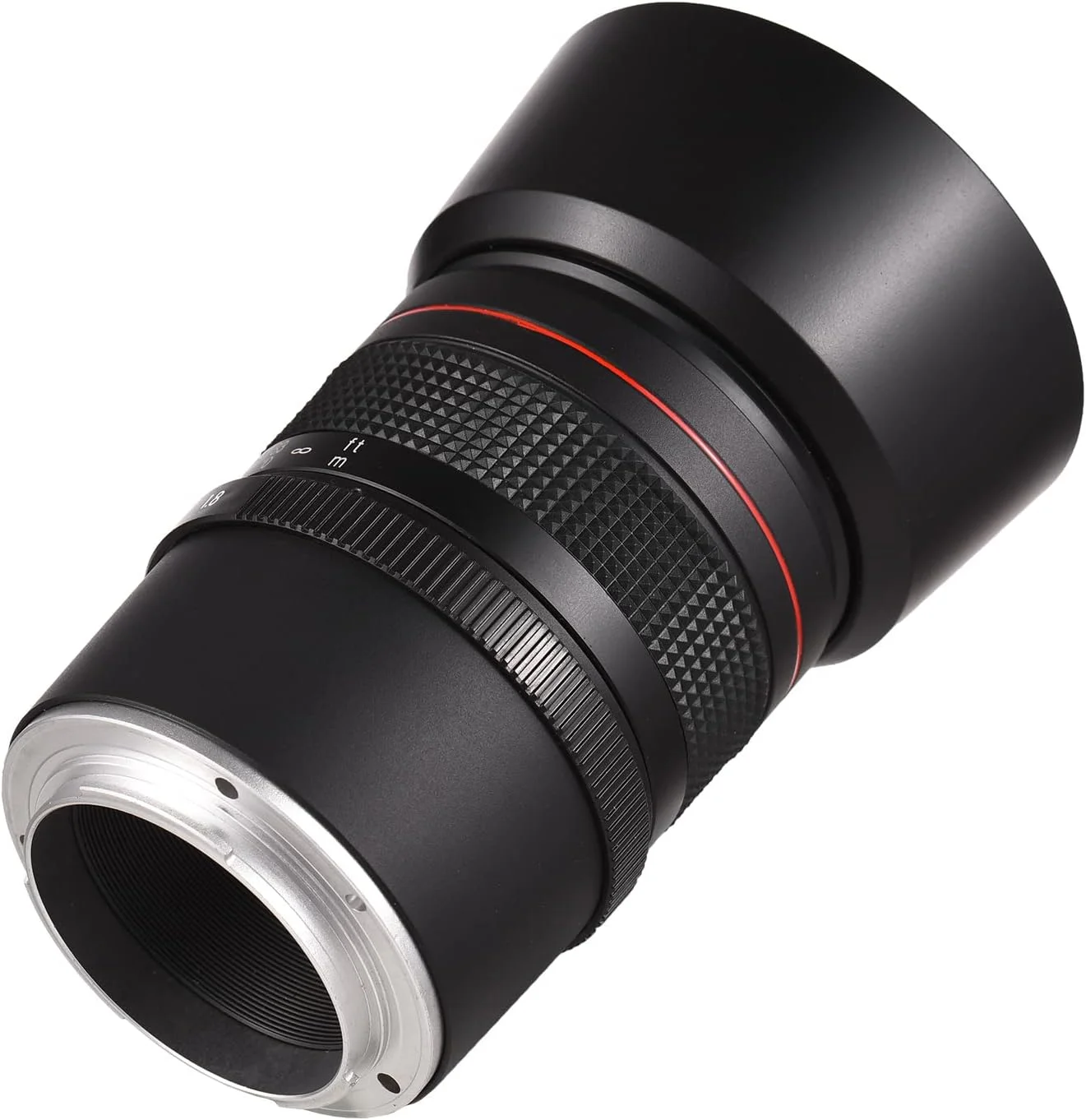 لنز تله متوسط Andoer F1.8 برای دوربین عکاسی، لنز پرتره فول فریم با دیافراگم باز، فرمت دستی مناسب برای Sony A7/A7II/A7III/A7R/A7RII/A7RIII/A7SII/A9/A6400/A6500/A6300/A6000/A5100