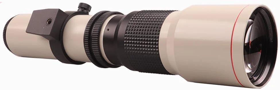 لنز تله فوتو 500mm/1000mm F/8 دستی لایتدو سفید با مبدل 2X برای دوربینهای DSLR کانن، نیکون، سونی، پنتاکس و المپوس (M4/3) لنز تله فوتو 500mm/1000mm F/8 دستی لایتدو سفید با مبدل 2X برای دوربینهای DSLR کانن، نیکون، سونی، پنتاکس و المپوس (M4/3)