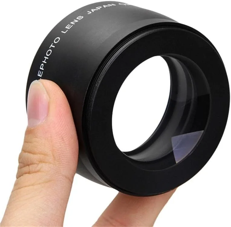 لنز تله فوتو وابسته 58 میلی متری 2.0X Lightdow برای Cannon 550D 600D 650D 700D 1100D 450D 500D 1000D لنز 18-55mm