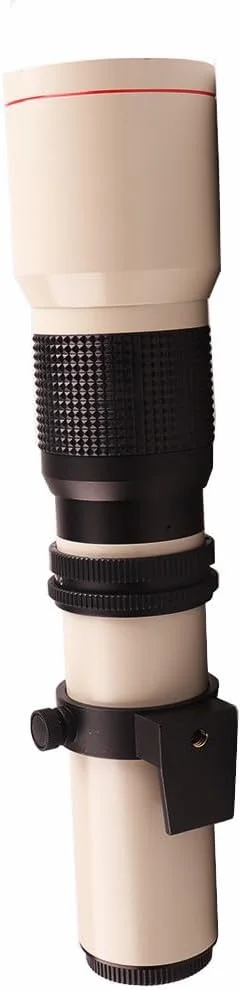 لنز تله فوتو دستی 500mm/1000mm F/8 لایت داو سفید با مبدل 2X برای دوربین های DSLR کانن، نیکون، سونی، پنتاکس و المپوس (L-Mount) لنز تله فوتو دستی 500mm/1000mm F/8 لایت داو سفید با مبدل 2X برای دوربین های DSLR کانن، نیکون، سونی، پنتاکس و المپوس (L-Mount)