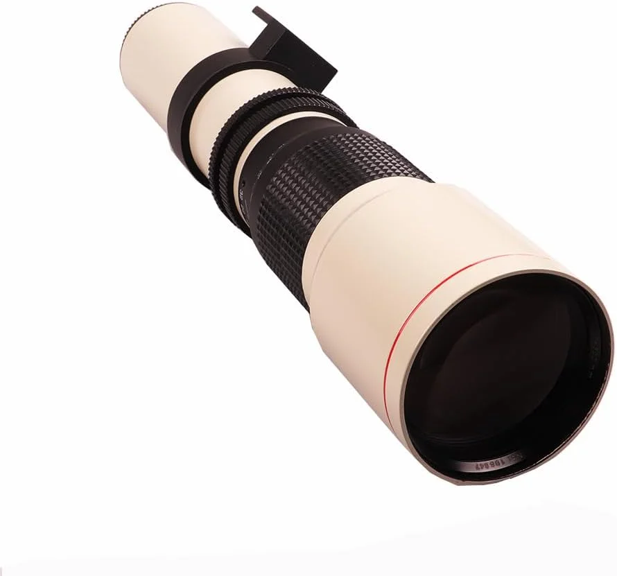 لنز تله فوتو دستی 500mm/1000mm F/8 لایت داو سفید با مبدل 2X برای دوربین های DSLR کانن، نیکون، سونی، پنتاکس و المپوس (L-Mount) لنز تله فوتو دستی 500mm/1000mm F/8 لایت داو سفید با مبدل 2X برای دوربین های DSLR کانن، نیکون، سونی، پنتاکس و المپوس (L-Mount)