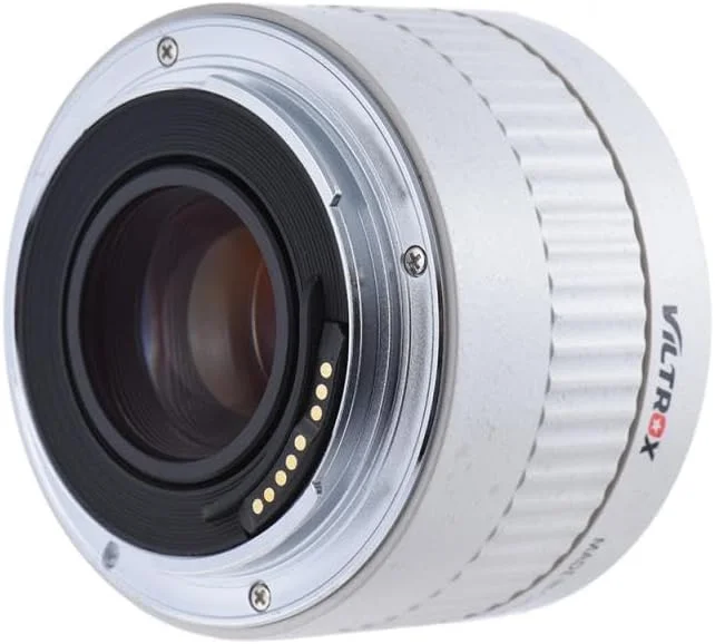 AECAM - CAMAECAM - VILTROXs C-AF 2X مبدل تله پلاس اتوماتیک با فوکوس خودکار 2.0X اکستندر تله فوتو برای لنزهای کانن EOS EF/EF-lens D IV 7DII (سفید)