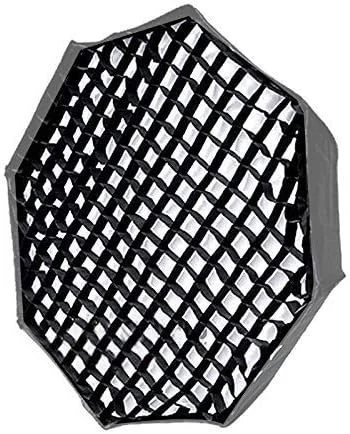 ZJCQA شبکه لانه زنبوری عکاسی 80 سانتی متری / 31 اینچی برای سافت باکس چتری هشت ضلعی استودیو / استروب، سافت باکس تاشو هشت ضلعی چتری، لوازم جانبی استودیوی عکاسی برای پرتره و عکاسی محصول