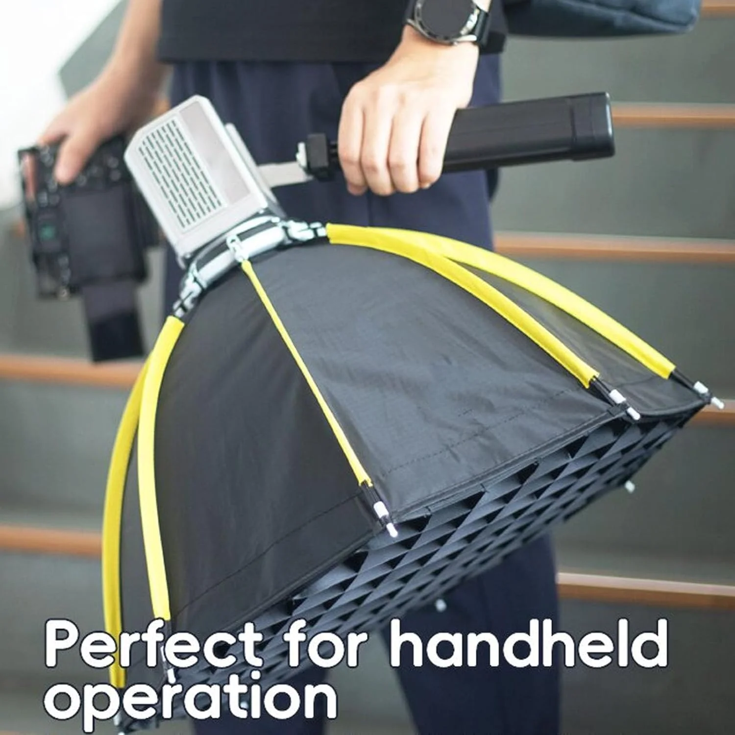 سافت باکس هشت ضلعی 50 سانتی متری (19.7 اینچ) با قابلیت تاشو سریع، کیف توری دیفیوزر برای فلاش استودیویی مانت با نور ملایم، تجهیزات عکاسی برای پرتره و محصولات