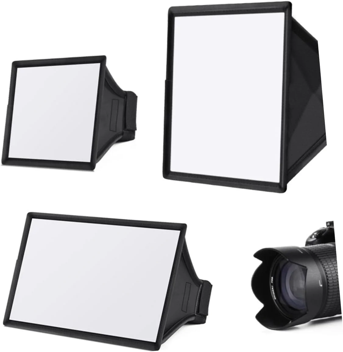 نرم باکس فلاش عکاسی Yardenfun، 33 * 20 سانتی متر، پوشش نور جعبه دوربین، جنس مشکی، حمل آسان