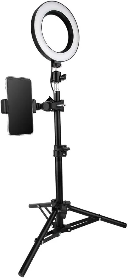 نور پرکننده ویدیو، چراغ LED ویدئویی USB 6 اینچی با قابلیت تنظیم نور برای عکاسی سلفی استودیویی زنده، نور کافی و متعادل را فراهم می کند