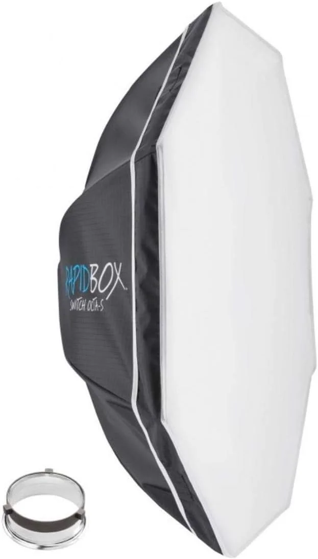 نرم باکس اکتا-اس Westcott Rapid Box Switch با مانت FJ400/Bowens - استودیوی عکاسی قابل حمل و باندل سافت باکس اکتاباکس