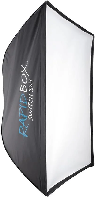 جعبه نور سافت باکس قابل حمل 3x4 Westcott Rapid Box Switch - سازگار با برندهای مختلف نورپردازی عکاسی جعبه نور سافت باکس قابل حمل 3x4 Westcott Rapid Box Switch - سازگار با برندهای مختلف نورپردازی عکاسی