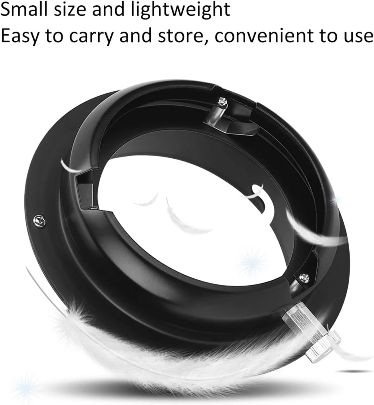 حلقه آداپتور تبدیل مانت الینکروم استودیوی عکس Walfront به مانت بوئنز برای سافت باکس فلاش لایت مانت بوئنز