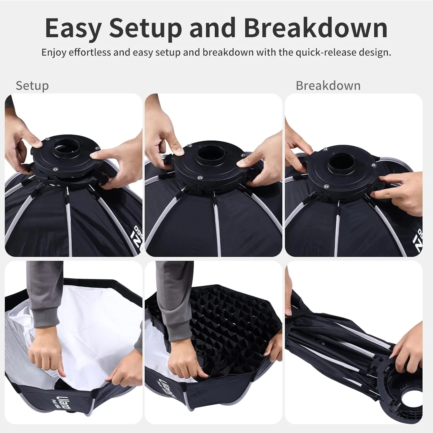 نرم باکس اکتاگون مینی با مانت بوئنز VIJIM سایز 40 سانتی متر