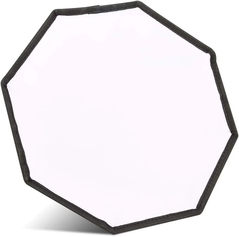 سافت باکس هشت ضلعی یونیورسال 30 سانتی متری، سافت باکس هشت ضلعی کلوزآپ برای فلاش اسپیدلایت، پنجره های نور برای نورپردازی عکاسی، لوازم جانبی فیلتر نرم برای عکاسی استودیویی