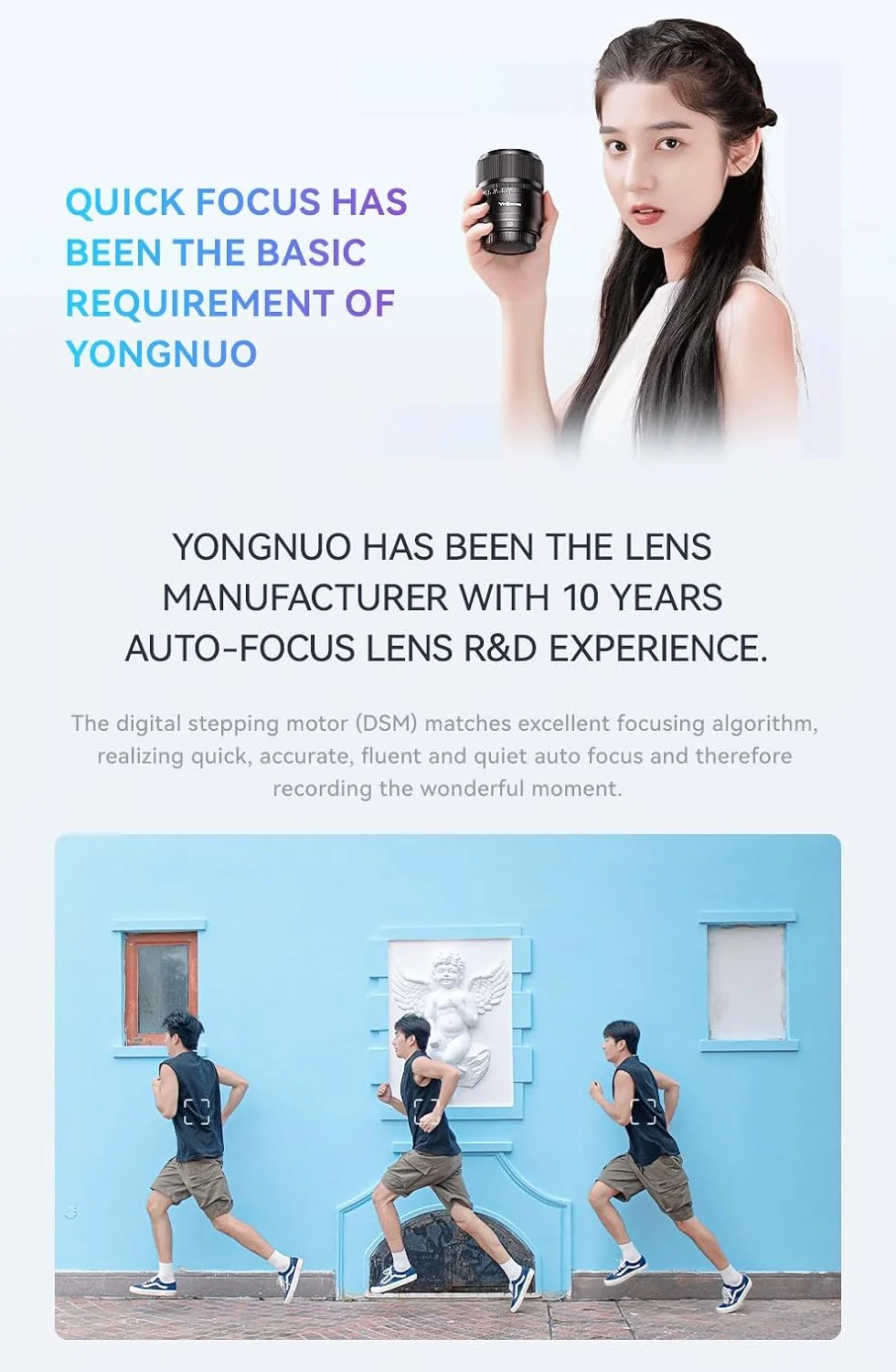 لنز واید انگل ۳۳ میلیمتری YONGNUO YN33mm F1.4S DA DSM با دیافراگم بزرگ F1.4 و فوکوس خودکار، مناسب برای دوربینهای بدون آینه APS-C با مانت Sony E، به همراه ریموت کنترل لنز YONGNUO مدل BR-L1 لنز واید انگل ۳۳ میلیمتری YONGNUO YN33mm F1.4S DA DSM با دیافراگم بزرگ F1.4 و فوکوس خودکار، مناسب برای دوربینهای بدون آینه APS-C با مانت Sony E، به همراه ریموت کنترل لنز YONGNUO مدل BR-L1