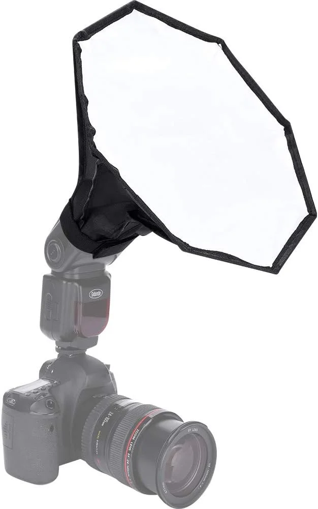 نرم کننده نور فلاش تاشو یونیورسال 30 سانتی متری با کیف نگهداری